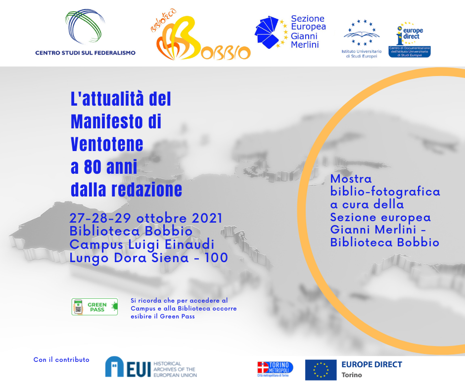 Mostra Attualità del Manifesto di Ventotene